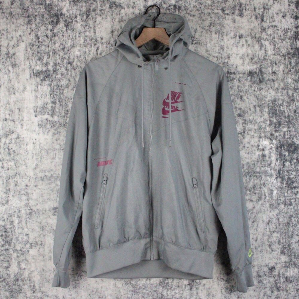 Nike NSW Mens Size Small Sport Essentials Windrunner Jacket Hooded DM6867-073